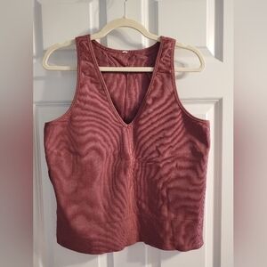 Athleta Aurora V Neck Tank Top